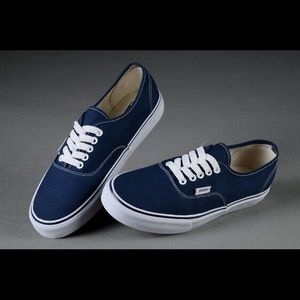 Navy Blue Authentic Vans